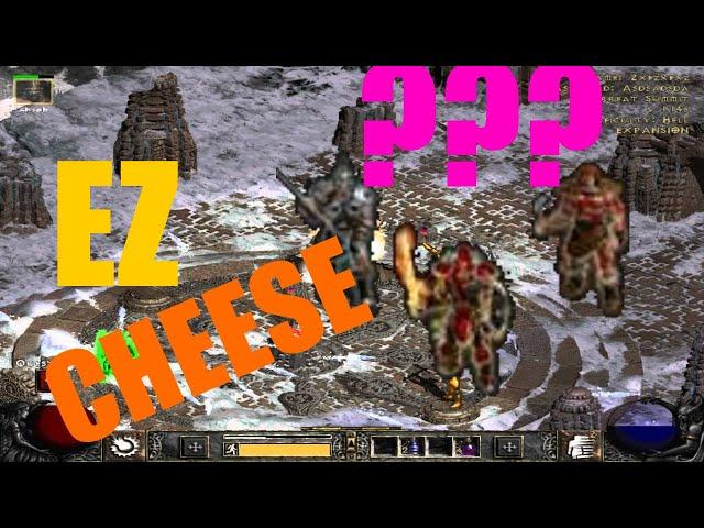 Diablo 2 - HOW TO CHEESE THE ANCIENTS