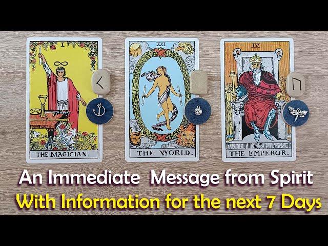 An immediate message from Spirit with information for the next 7 days #pickacardtarot