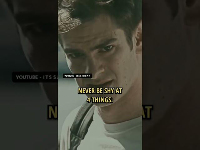 Never be shy at 4 things  || motivation || ITS SJ BEAT || #motivation #shorts #quotes