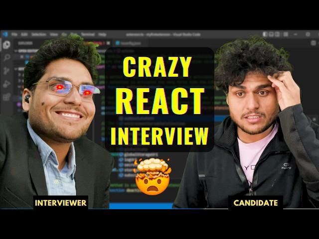 [ Live ] React JS Interview  | Frontend UI Questions 