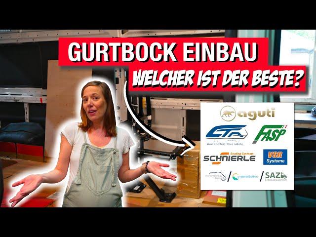 GURTBOCK EINBAU - WAS SAGT DER TÜV? ‍️🫣 Welcher ist der Beste? // Aguti G2000 Slide-Out Sitzbank