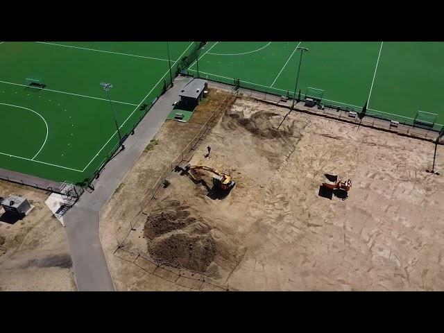 Surbiton Hockey Club - Sports Pitch Construction Progress - Blakedown Sport and Play