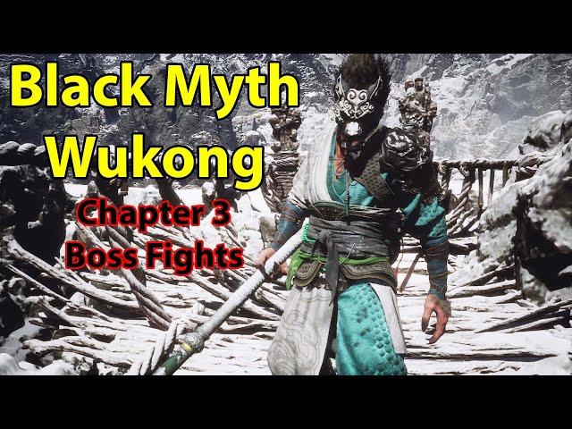 Black Myth Wukong All Bosses Chapter 3