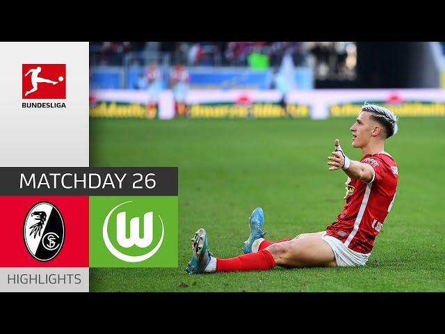 SC Freiburg - VfL Wolfsburg 3-2 | Highlights | Matchday 26 – Bundesliga 2021/22