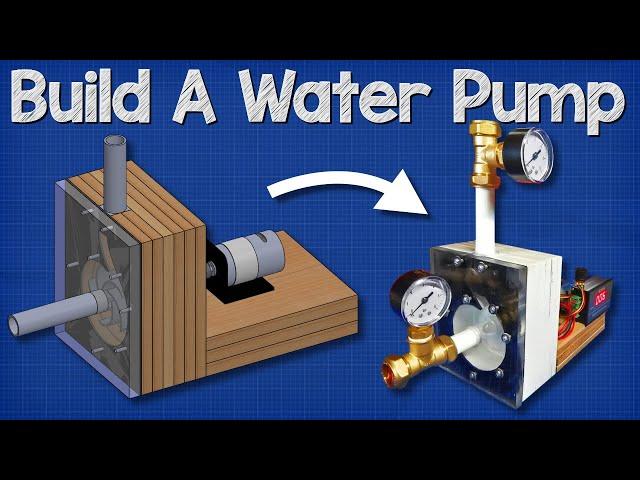 DIY Centrifugal Pump - How to make a pump from wood and optimise with CFD