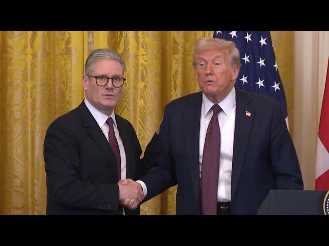 Full press conference: President Trump meets with UK Prime Minister Starmer