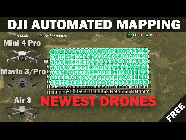 FINALLY DJI Mini 4 Pro, Mavic 3, and Air 3 Automated 3D Drone Mapping and Photogrammetry