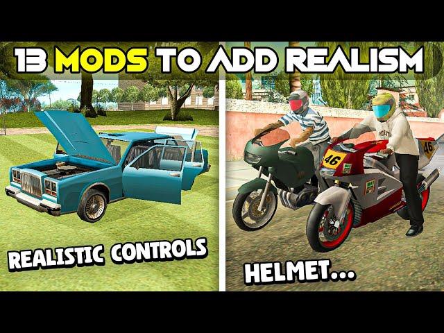 13 Cool Mods To Add REALISM In GTA San Andreas | GTA SA Mods