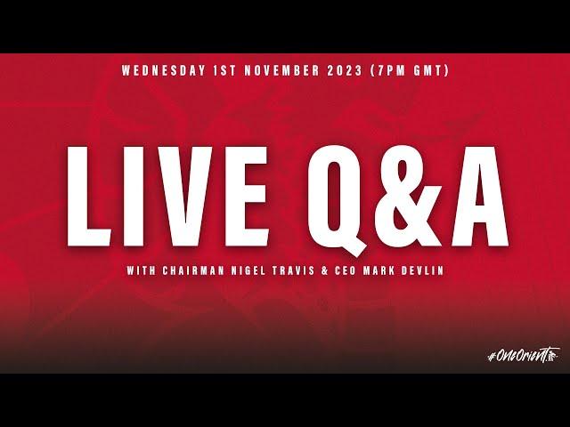 WATCH LIVE: Q&A with Nigel Travis and Mark Devlin