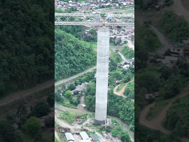 The world’s tallest Railway pier bridge is set to revolutionize connectivity in the Northeast.