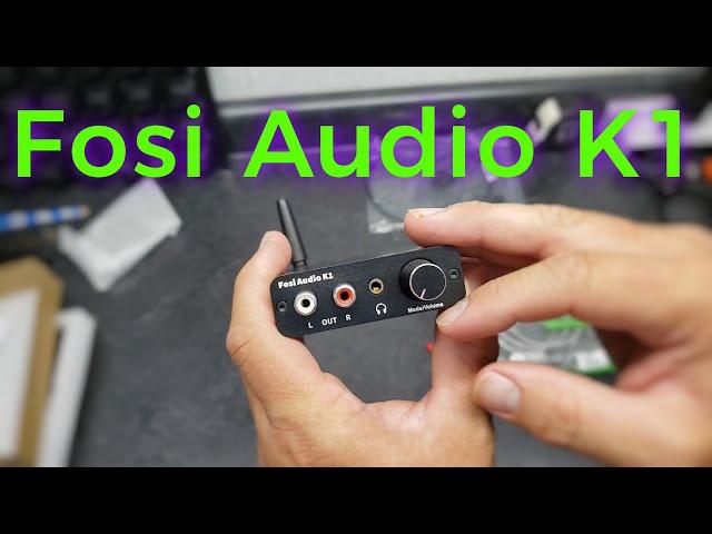 Fosi Audio K1 Bluetooth Headphone Amp Mini Stereo DAC Preamplifier (A Lot In A Little Box)