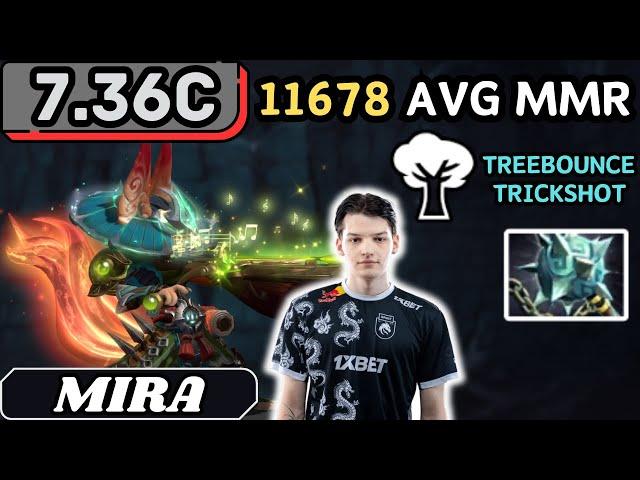 7.36c - Mira HOODWINK Soft Support Gameplay - Dota 2 Full Match Gameplay