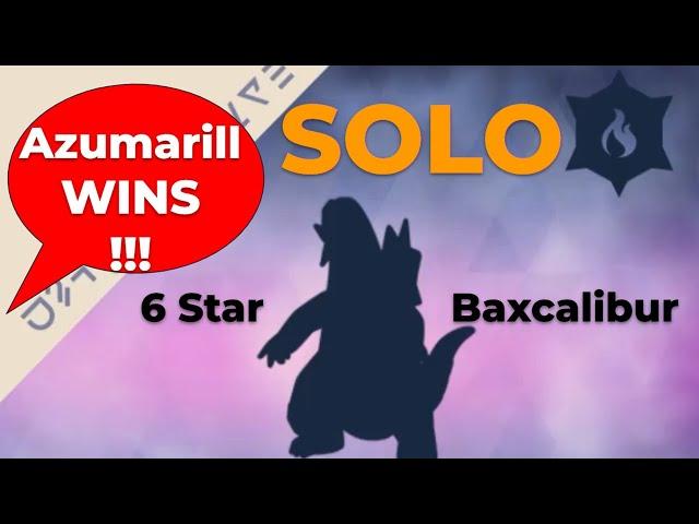How to SOLO 6 star Baxcalibur Fire Tera Type - Azumarill - Pokemon Scarlet and Violet