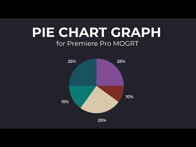 Pie Chart - Free Circle Graph Premiere Pro MOGRT Project