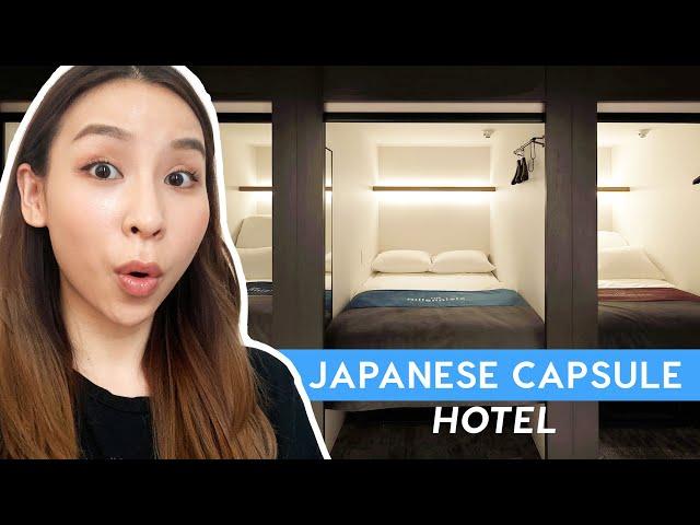 I Stayed at a $65 Japanese Capsule Hotel | TINA TRIES IT