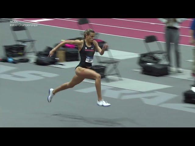 Anna Hall Scream Compilation at NCAA Indoor 2021