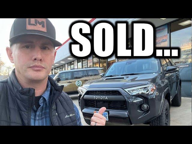 This is what REGRET looks like… Selling my 2024 Toyota 4Runner TRD Pro