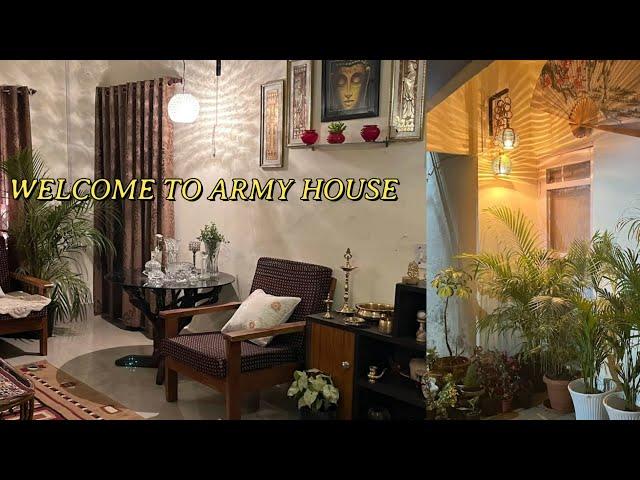 INDIAN  ARMY OFFICER'S QUARTER : EXCLUSIVE HOUSE TOUR