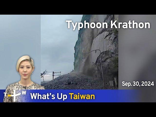 What's Up Taiwan – News at 20:00, September 30, 2024 | TaiwanPlus News