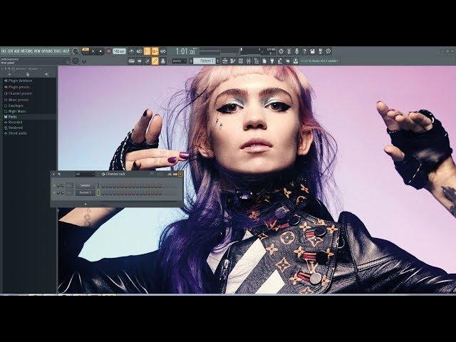 Making A Grimes Type Beat- FL STUDIO 20.5