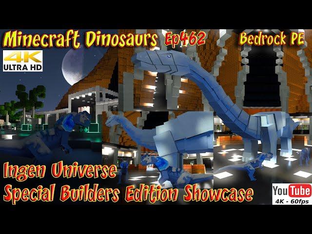 Ingen Universe Special Builders Edition Showcase Minecraft Bedrock PE Dinosaurs Ep462