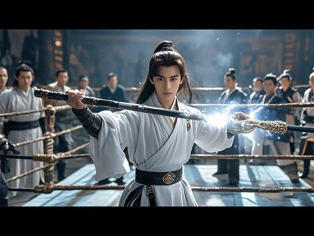 【Movie】少年拿出破鐵棍被群嘲，卻不料那竟是絕世神兵，一招秒殺對手！#kungfu ️#功夫