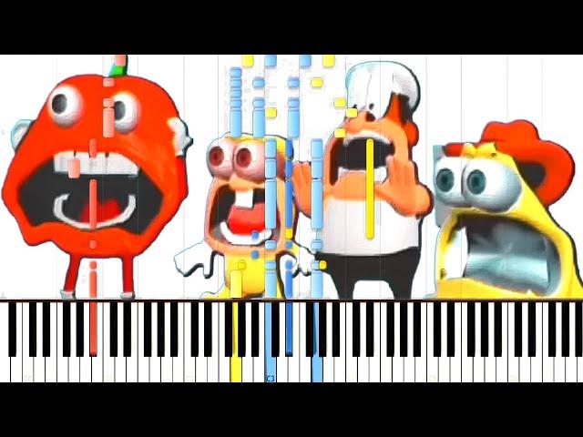 Pizza Tower Screaming Meme but it's Piano (2)