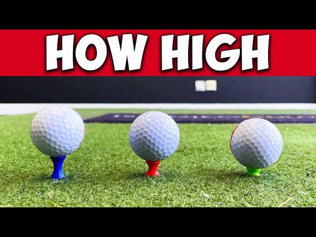 How HIGH Should You Tee The Ball On Par 3's?