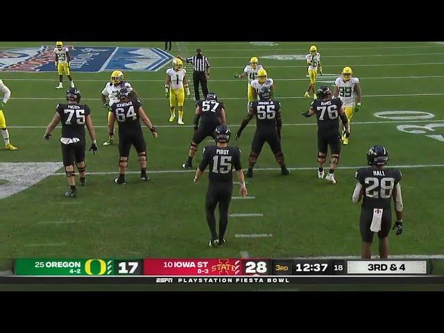 Iowa State Offensive Line vs Oregon (2020 Fiesta Bowl)