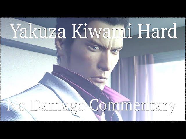 Yakuza Kiwami Hard No Damage All Bosses (Commentary)