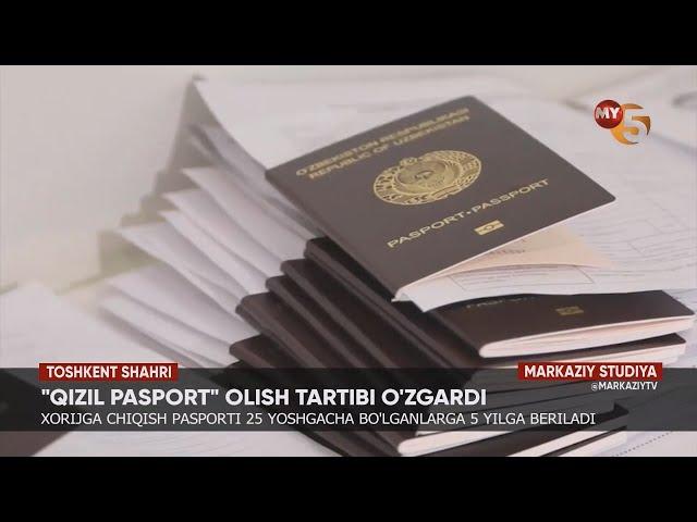 "Qizil pasport" olish tartibi o'zgardi