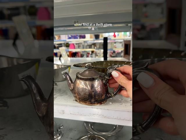 Rare collectible find  #asmr #cleaning #thrift #silver