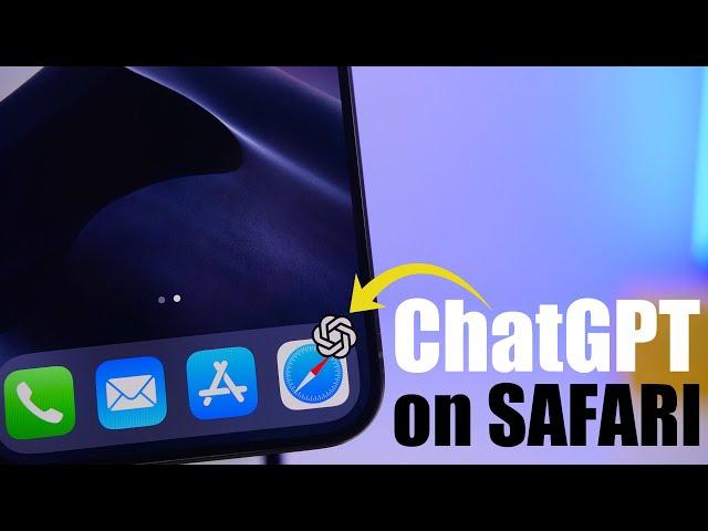 Finally ChatGPT Search Engine for SAFARI on iPhone