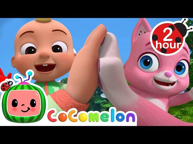 High Five Song 🫸 | Cocomelon - Nursery Rhymes | Fun Cartoons For Kids