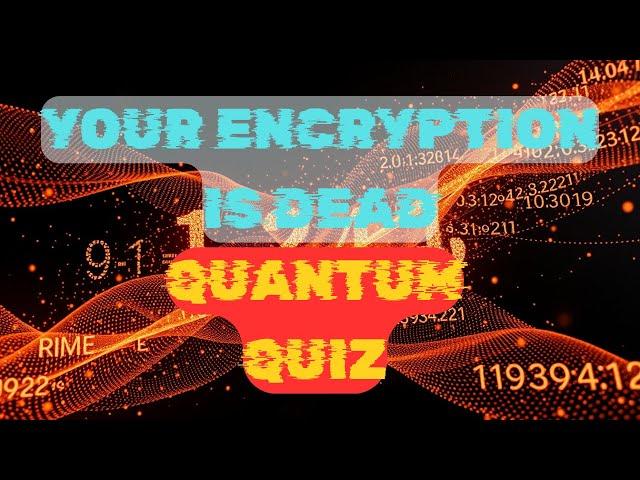 How Quantum Computers Will Steal Your Data