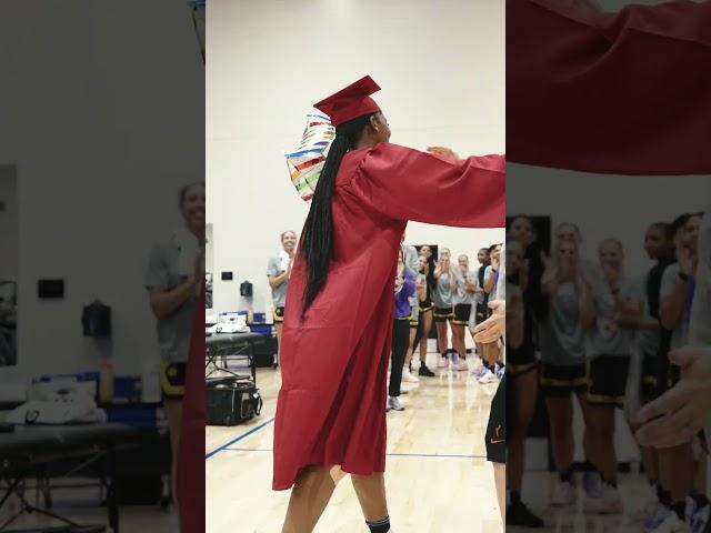 LA Sparks Basketball | Sania Feagin x Graduation