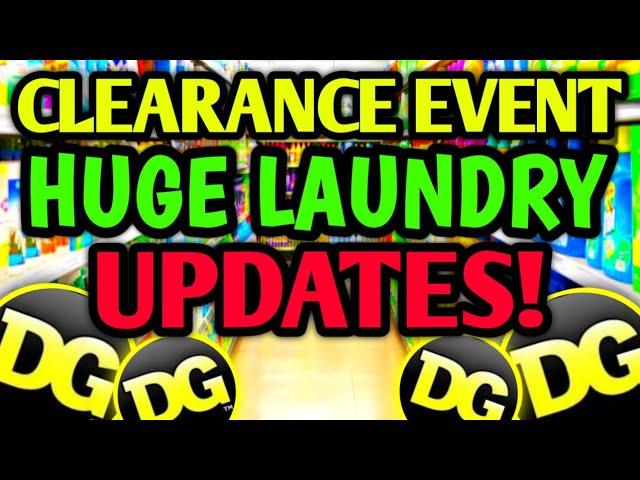 LAUNDRY UPDATES! CLEARANCE EVENT LIST! CLEARANCE & PENNY LIST! DOLLAR GENERAL CLEARANCE EVENT