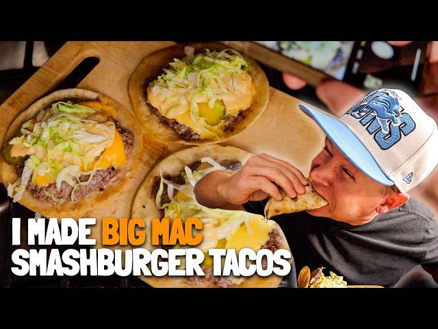 I made Big Mac® Smashburger Tacos. 〽️