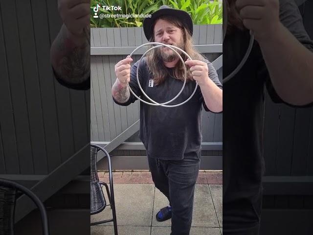 the linking rings | TIKTOK - magic trick