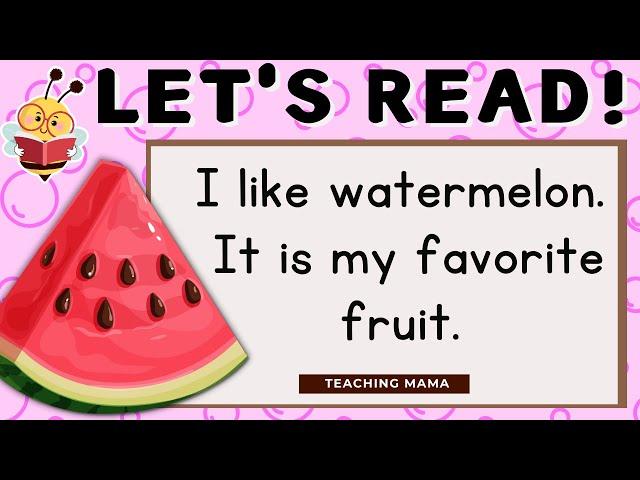 LET'S READ! | PRACTICE READING ENGLISH | Grade 1 and Grade 2 Reading | Teaching Mama