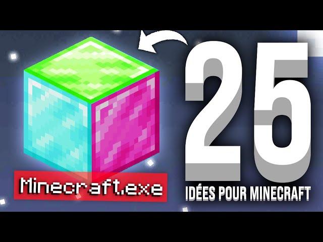 25 DÉTAILS À ABSOLUMENT AJOUTER A MINECRAFT !