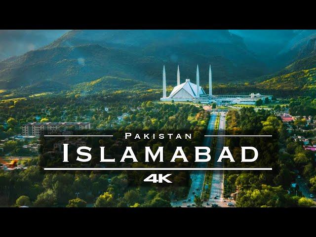 Islamabad, Pakistan  - by drone [4K]