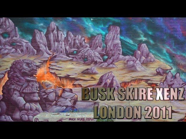 Graffiti - Busk Skire Xenz - London 2011