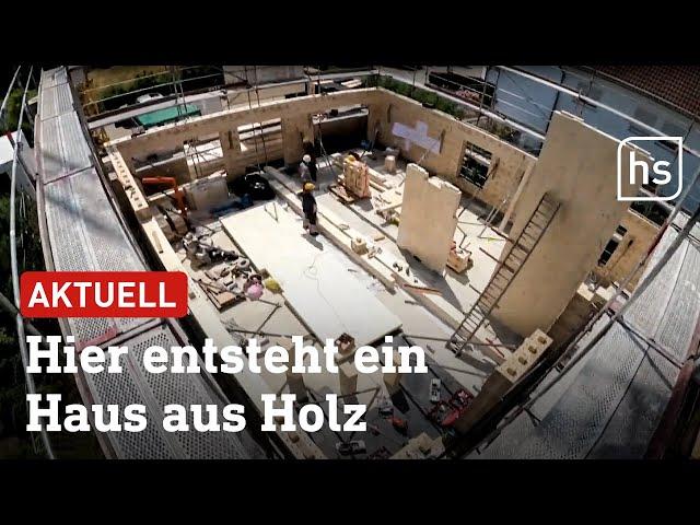 Neues Holzbausystem für Häuser: die Zukunft des Bauens? | hessenschau