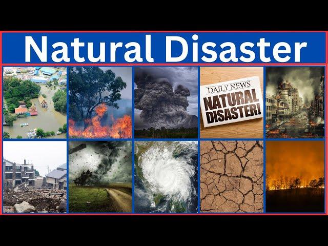 Natural Disaster Vocabulary ||  Mastering Natural Disaster Keywords