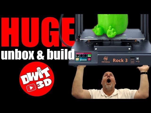 Mingda Rock 3 Unbox, Build & Print