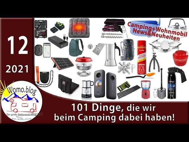 101 Dinge, die wir beim Camping dabei haben