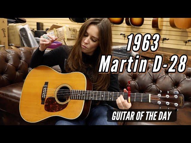 1963 Martin D-28 | Guitar of the Day - Angela Petrilli