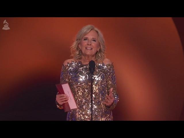 FIRST LADY JILL BIDEN Presents First Ever Best Song For Social Change Award | 2023 GRAMMYs