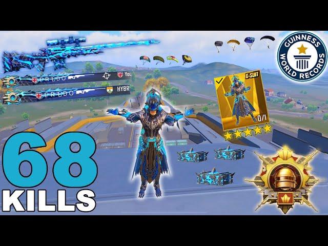 68 KILLS! NEW FASTEST RUSH GAMEPLAY W/ Poseidon X-SUITPUBG MOBILE | SOLO VS SQUAD